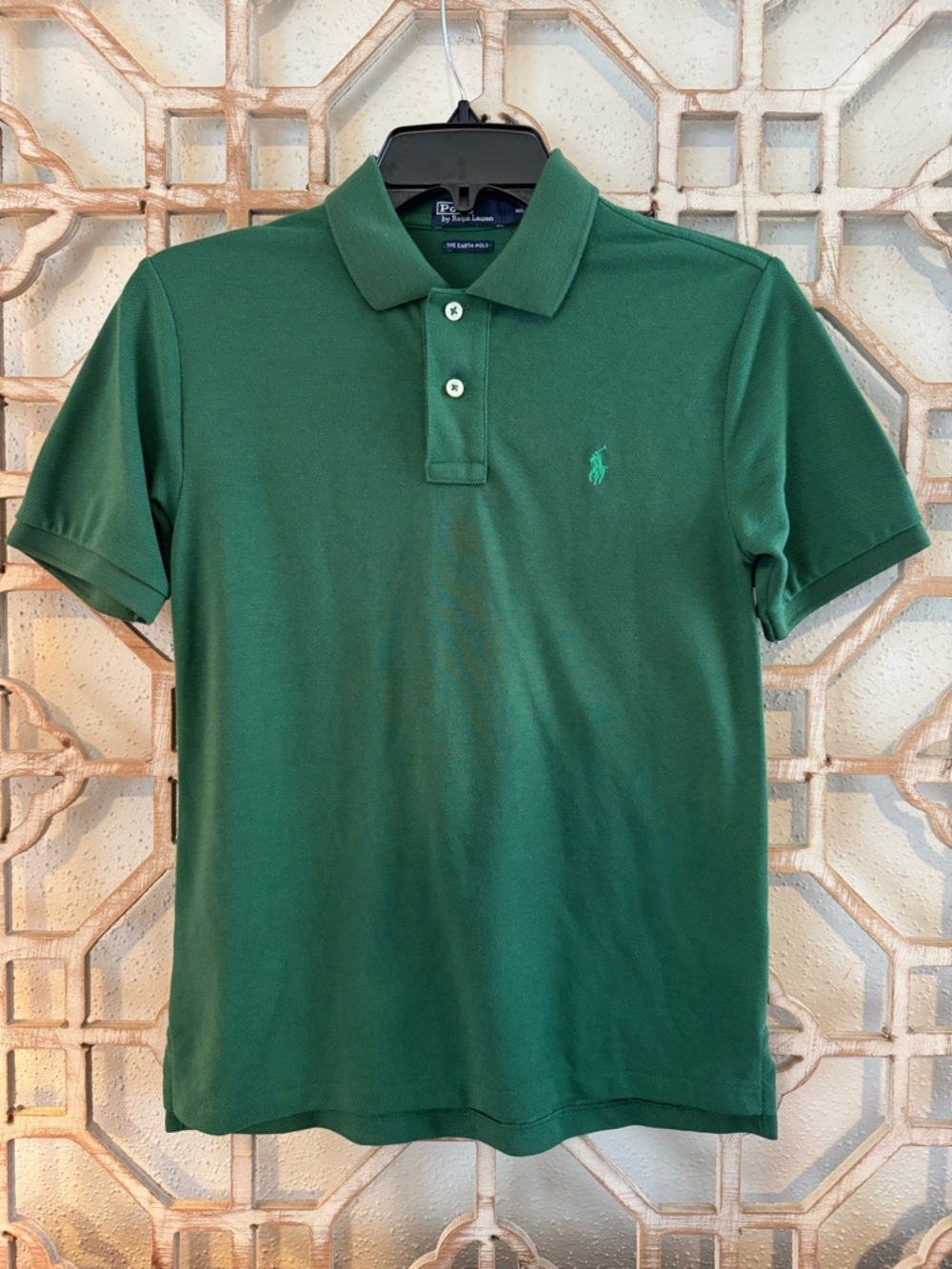 Polo by Ralph Lauren Boys Green Polo - Size 10-12/Medium